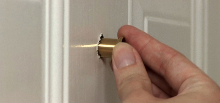 peephole door repair in San Diego Country Estates